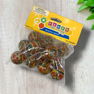 NEW Bouncy Balls 12 Pack Party Favors Marbleized Party Like Crazy Target 2008